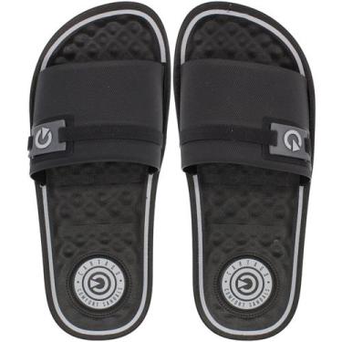 Imagem de Chinelo Slide Cartago Arizona Confortável Masculino, Preto, 39