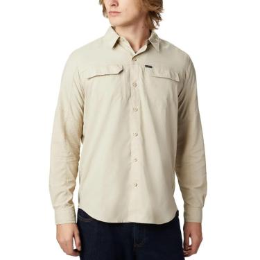 Imagem de Camisa Manga Longa GG Columbia Masculina Cinza Silver Ridge