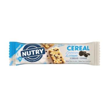 Imagem de Kit c/ 4 Barra Cereal Nutry Sabor Cookies & Cream 20g