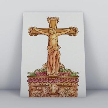 Imagem de Quadros TAC religião-042-m2 Colorido 20x30cm MDF