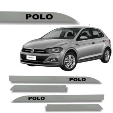 Imagem de Jogo Friso Lateral Polo Prata Tungstenio Ponta Faca Grafia - Macall