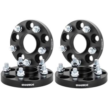 Imagem de DCVAMOUS Espaçadores de roda 5 x 4,5 Hubcentric 20 mm compatíveis com Honda Acura 5 Lug, espaçadores 4 peças 5 x 114,3 com parafusos 12 x 1,5 para Accord 1998-2021 (5 Lug), 2006-2021 Civic, 1997-2021 CRV, CRZ Integra TSX RDX