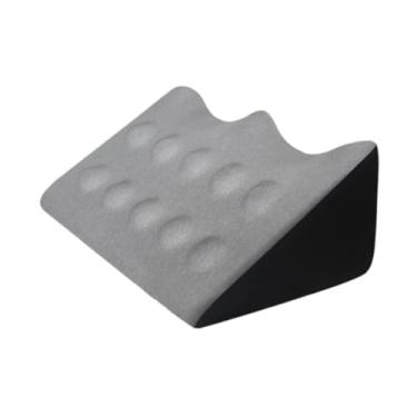 Imagem de IEUDNS Almofada de massagem em cunha para cama, apoio para as pernas no quarto, almofada para elevação pernas, travesseiro para leitura de livros, Cinza