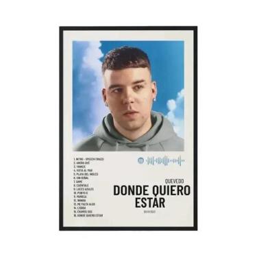 Imagem de Nordic Pop Rapper Quevedo Álbum Cartaz Lona Arte Da Parede Para Decora