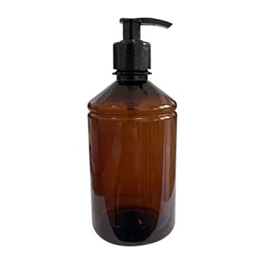 Imagem de Frasco Pet Âmbar 500ml C/Válvula Pump (5 Unidades)