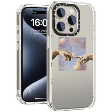 Imagem de STARVIP Capa de telefone Wildflower para iPhone 15 Pro, design floral bonito e moderno para mulheres e meninas - Proteção contra quedas de nível militar - Capa protetora rígida transparente - Criando