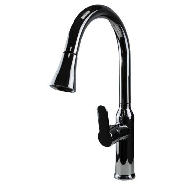 Imagem de Misturador Monocomando Cozinha Bica Móvel com Ducha Michelangelo Chrome - 00049