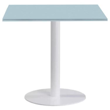 Imagem de Mesa Pisa Beta Fratini Disco Redondo Branco Tampo MDP