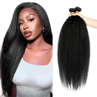 Imagem de Hair Weave NiegMeag Kinky Straight 8A Brazilian Virgin Remy