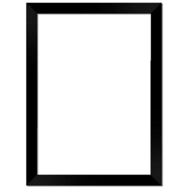 Imagem de Quadro 20x30 Preto com Vidro Madeira Laqueada