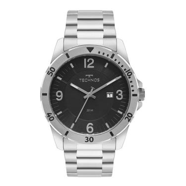 Imagem de Relógio Masculino Technos 2115Naf/1P Militar Prateado
