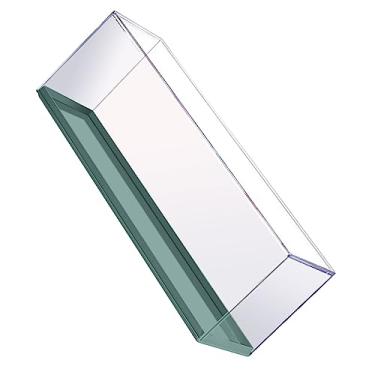 Imagem de Generic Caixa de Exibição de Brinquedos Transparente, Caixa de Armazenamento de Exibição de Brinquedos Durável à Prova de Poeira para Desktop (Pavão Azul)