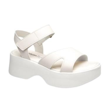 Imagem de Sandália Papete Plataforma Casual Conforto Dakota Y9692 (Branco, BR, Adulto, Numérico, 36)