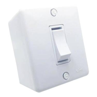 Imagem de Interruptor Simples Sistema X Caixa Sobrepor Externo Ilumi