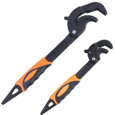 Imagem de LUMINFLY Chaves inglesas, parafusos, tubos, porcas de chave inglesa, com torno de aperto automático multifuncional, chaves de pé de cabra, extremidade de 5 a 2 cm para tubos de 6 cm