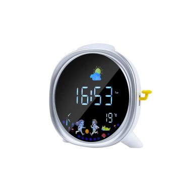 Imagem de Despertador digital LED criativo com luz noturna de tela LCD