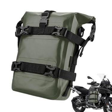 Imagem de Bolsa Bar Motocicleta,Bolsa Bar Motocicleta - Pacote de bagagem com moldura de bolsa Crash Bar | Cestos impermeáveis ​​de viagem, sacos laterais de motor de grande capacidade para cobertores, garrafas