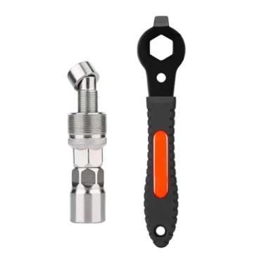 Imagem de menolana Ferramenta para remoção de pedivela de bicicleta, extrator de movimento central, kit de ferramentas prático e compacto para reparo de pedivela de, Style B