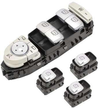 Imagem de Interruptor de janela Master Power Driver & Controle de espelho lateral do passageiro para Benz C300 C350e C43 C63 GLC300 GLC43 A2059056811 A2059051513