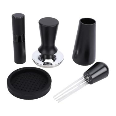 Imagem de ASHATA Tamper de café de 58mm, Distribuidor de café Tipo Agulha Com Suporte de Silicone e Garrafa de Spray de Grãos de, para Máquinas de de 58mm