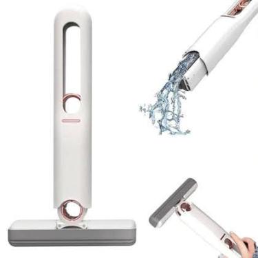 Imagem de Rodo Esfregão Absorvente Portátil Multifuncional para Limpeza de Mesa e Janela, Mini Rodo com Spray de Água