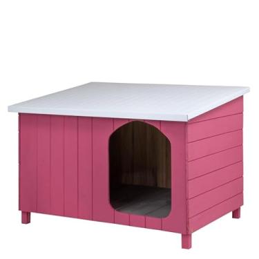 Imagem de Casa Casinha Cachorro Criadeira Telhado Galvanizado Média N3 (Rosa)