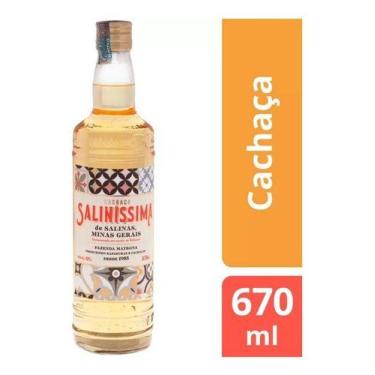 Imagem de Cachaça Saliníssima Ouro Envelhecida Em Bálsamo 670ml