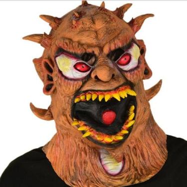 Imagem de Máscara facial completa Cosplay Latex Demon Headgear, adereços - yiwei