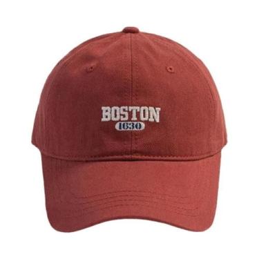 Imagem de Boné De Beisebol Rosa Bordado Com Aba Curva Para Mulheres, Versátil Pa