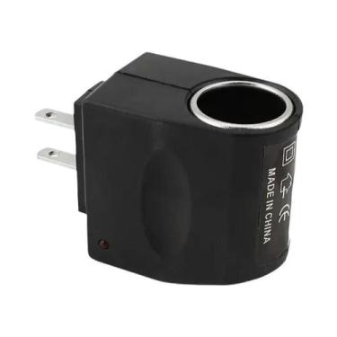 Imagem de Adaptador Universal Para Carro: Conversor AC 220V Para DC 12V Com Toma