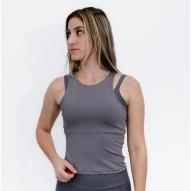 Imagem de Regata Trainer Feminina Fitness Academia Alta Performance - JV FOR, P,