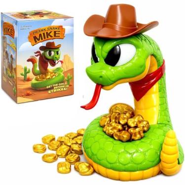 Imagem de Cobra Cowboy Morde Dedo Cascavel de Brinquedo Interativo jogo Desafio 