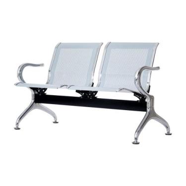 Imagem de Cadeira Longarina 2 Lugares Aeroporto Sala de Espera - WAW Design, CIN