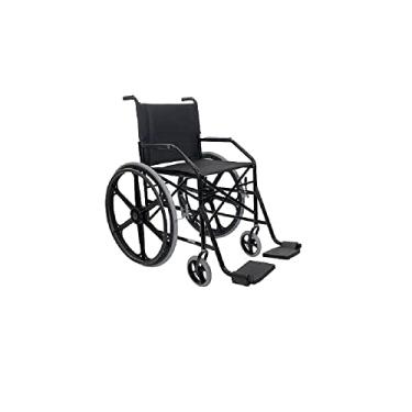 Imagem de Cadeira de Rodas Manual Dobrável em Aço modelo 1011 - Jaguaribe