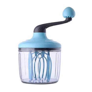 Imagem de ROARINGWILD Misturador de creme de plástico com manivela máquina de bater creme ferramentas de cozimento