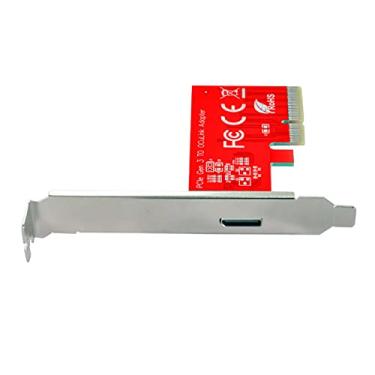Imagem de Chenyang Adaptador host PCI-E 3.0 Express 4.0 x4 para Oculink externo SFF-8612 SFF-8611 para SSD PCIe com suporte