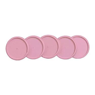 Imagem de Discos Para Caderno Inteligente, CI231035, Médio, 23 mm, Rosa Sertão, Com 12 Unidades