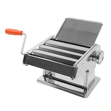 Imagem de Máquina de Macarrão, Máquina de Macarrão 9 Etapas de Ajuste de Espessura 3 Lâminas de Corte para Cozinha