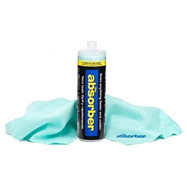 Imagem de CleanTools The Absorber Pano de Camurça de Secagem Premium Sintético para Carro: Super Absorvente, Sem Arranhões e Lavável | 68 cm x 43 cm, Aqua (PN: 14946-46149)