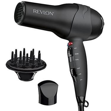 Imagem de Revlon Turbo Hair Dryer | 1875 Watts de brilho máximo, secagem rápida (preto)