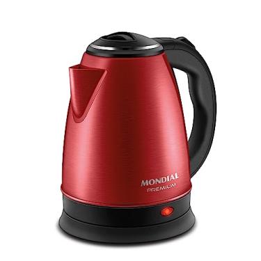 Imagem de Chaleira Elétrica Pratic, Mondial, Vermelho/Inox, 1200W, 110V - CE-06-R
