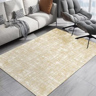 Imagem de Decoração de sala de estar Tapete abstrato Mesa de chá Tapetes de chão Sofá grande Tapete de área para quarto Sala de estar Tapetes, flanela 9.200 x 250 cm 78,7 x 98 pol.