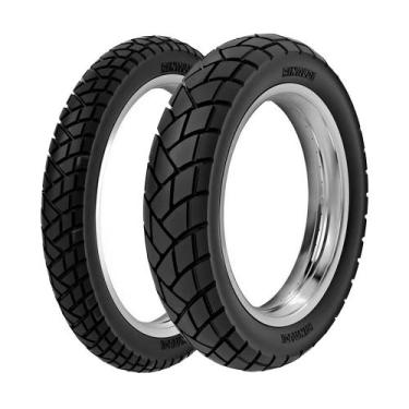 Imagem de Jogo Pneus de Moto Rinaldi R34 90/90-19 52T + 110/90-17 60P TT, 5 anos