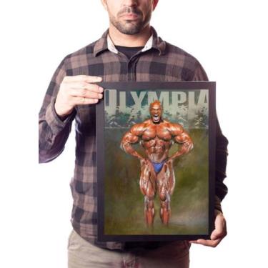 Imagem de Quadro Ronnie Coleman Fisiculturista Arte Musculação - Fanarte