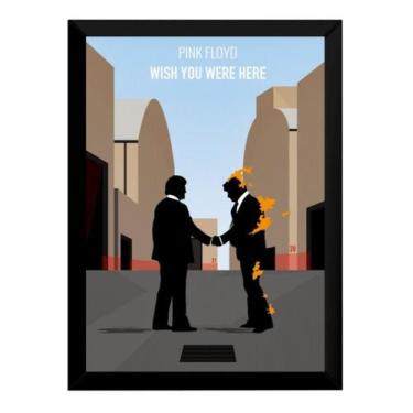 Imagem de Quadro Decorativo Cult Pink Floyd Wish You Here 42x29cm - Fanarte