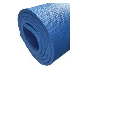 Imagem de Tatame Manta Colchonete Forração Eva 10mm 200x100cm Azul Royal Ioga Pilates Ginástica Yoga Academia