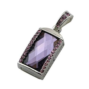 Imagem de Colar de cristal roxo de 64 GB modelo PenDrive USB Flash Drive U Disk Pen Drive Memory Stick Cartão Flash USB Disco USB Pen Drive