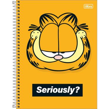 Imagem de Caderno Universitário Espiral Capa Dura 10 Matérias 160 Folhas Garfield