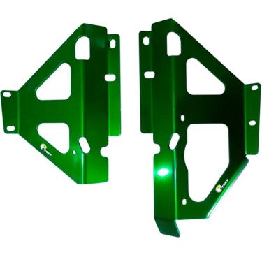 Imagem de Protetor de Radiador Lateral Start KX 250F/250X 21/24 + KX 450F 19/23 + KX 450X 21/24 Verde