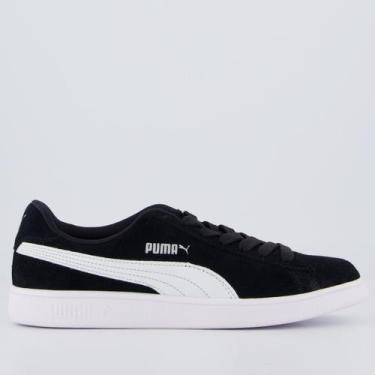Imagem de Tênis Puma Smash V3 BDP Feminino Preto e Branco, 38